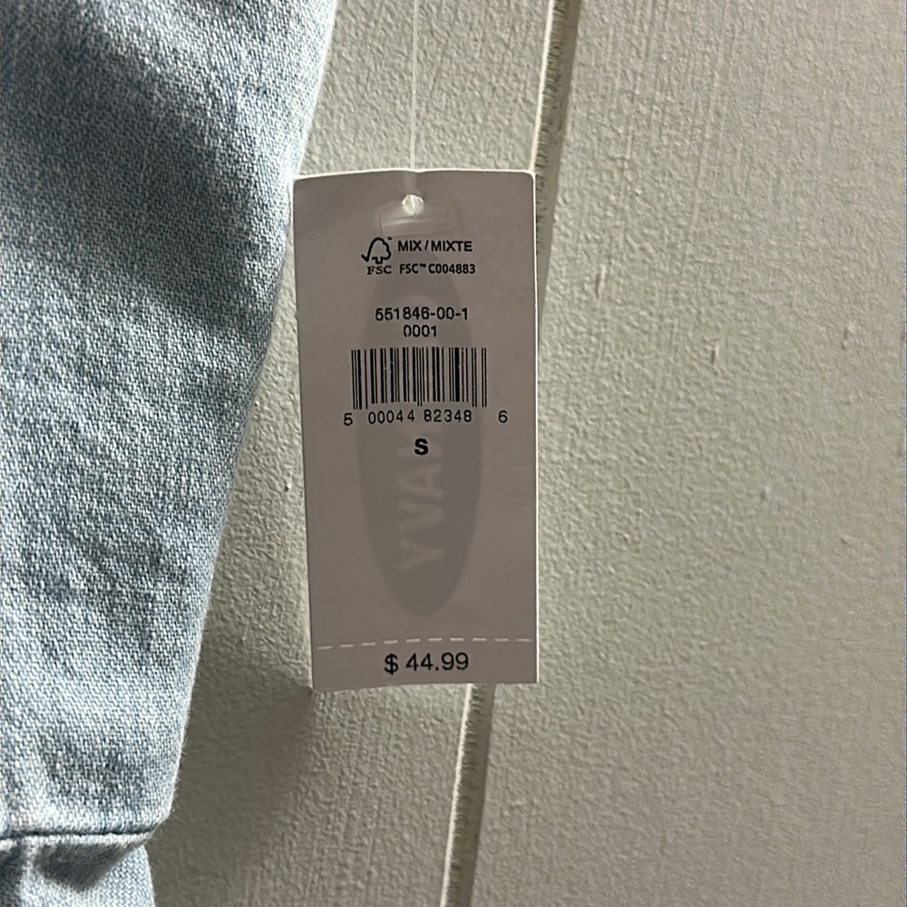Old Navy Light Blue Denim Jumpsuit with Button Front detail - Picture 6 of 6